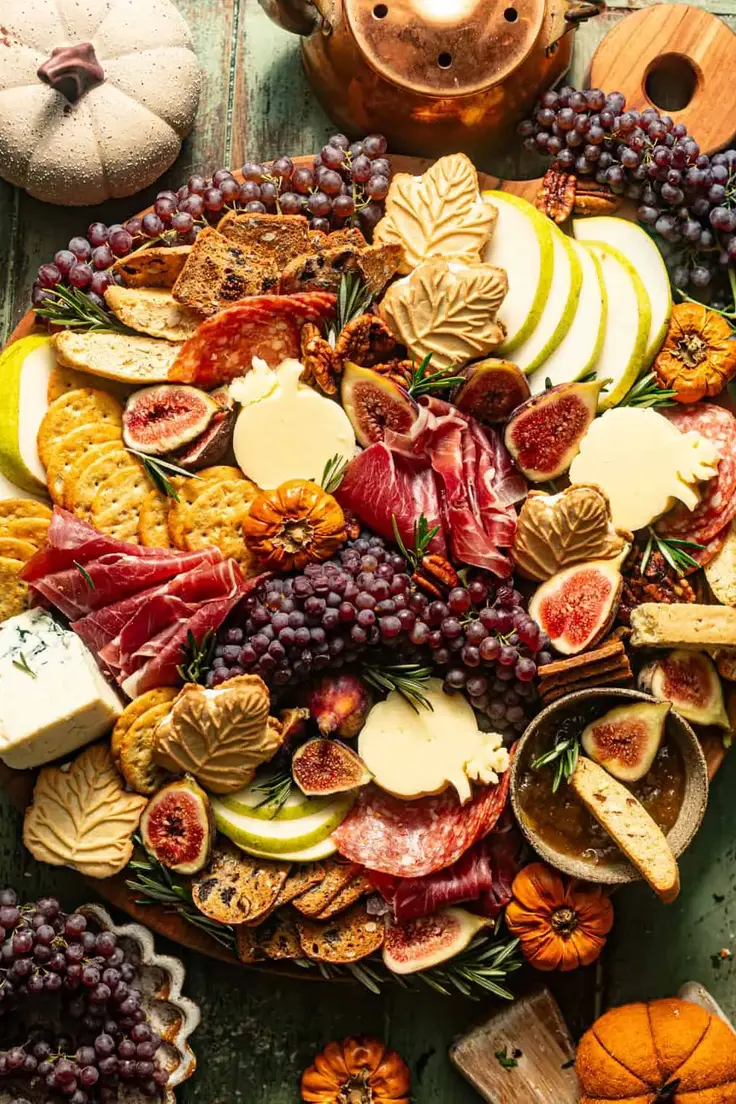 Fall Charcuterie Board Recipe by Britney Breaks Bread
