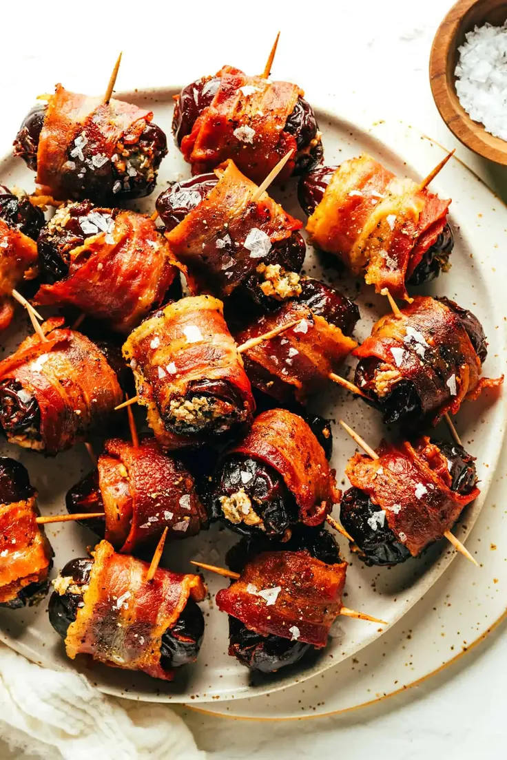 3-Ingredient Bacon Wrapped Dates 