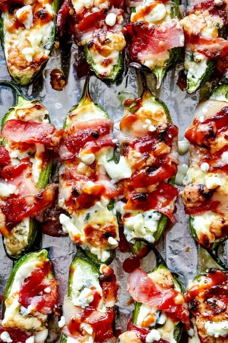 Bacon Wrapped Jalapeño Poppers Recipe by Foodie Crush
