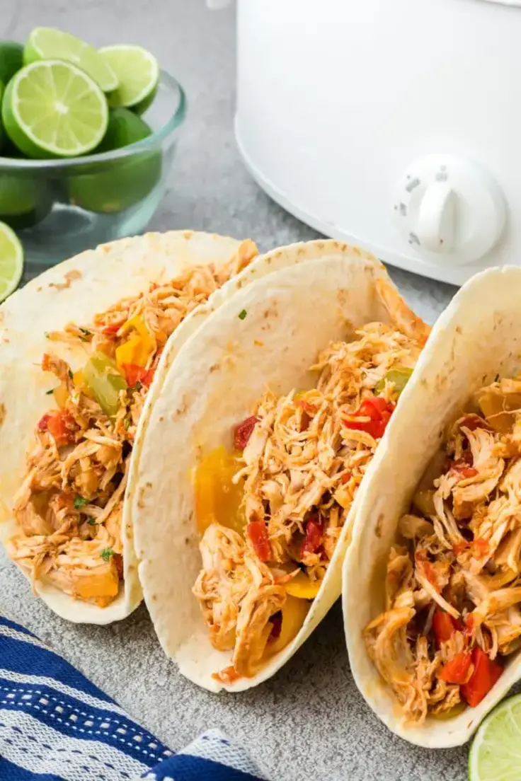 Crockpot Chicken Fajita Recipe by The Clean Eating Couple