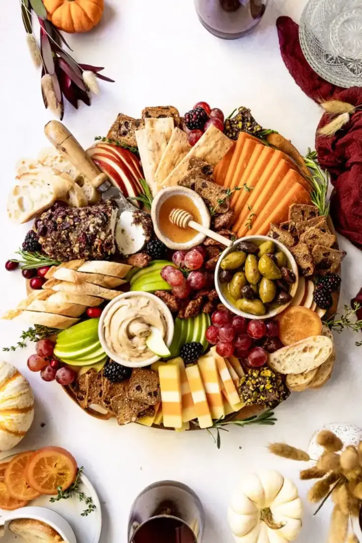 Fall Charcuterie Board (Vegetarian & Simple) Recipe by Fork in the Kitchen
