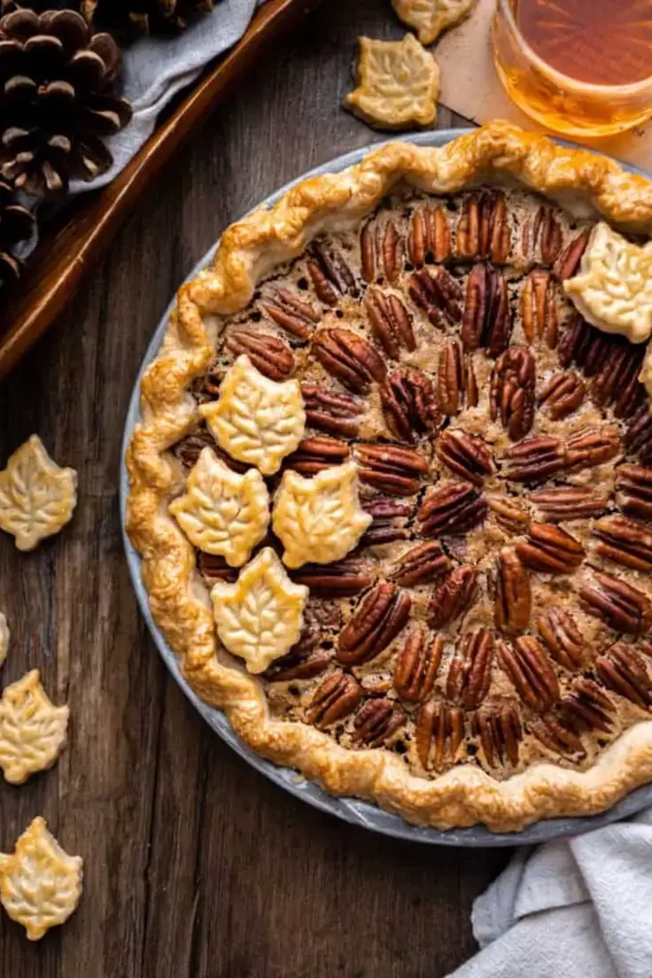 Maple Bourbon Pecan Pie (Without Corn Syrup) Recipe by In Bloom Bakery
