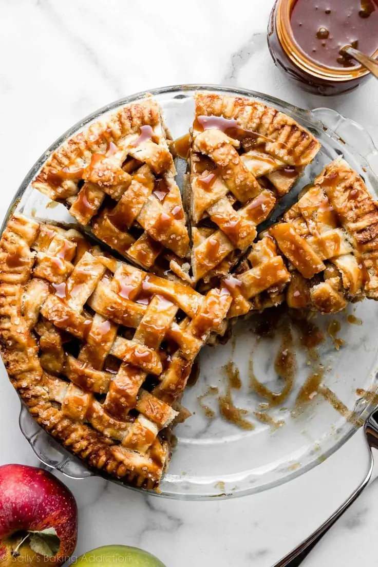 Salted Caramel Apple Pie Recipe by Sally's Baking Addiction
