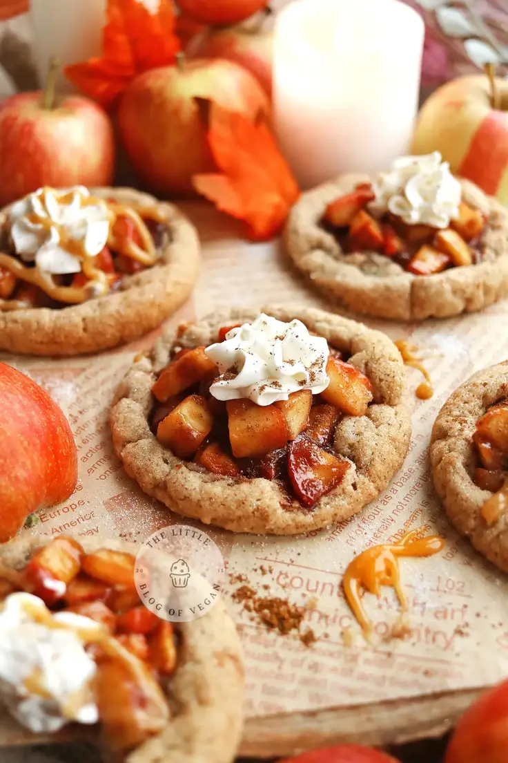 Vegan Apple Pie Cookies Recipe by The Little Blog Of Vegan
