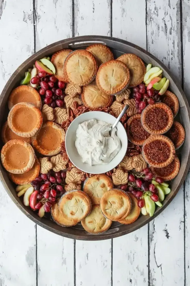 Fall Mini Pie Charcuterie - Reluctant Entertainer
