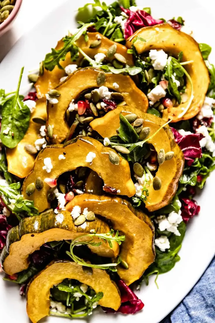 Roasted Acorn Squash Salad Recipe by Foolproof Living
