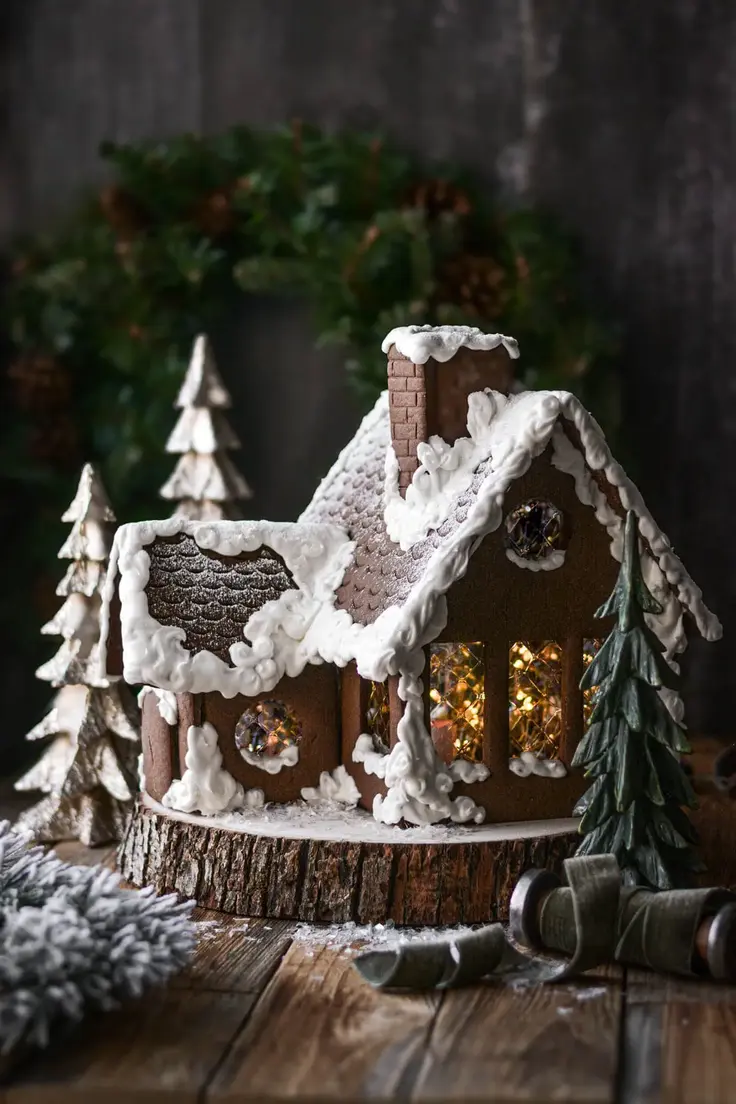 High Altitude Gingerbread House Recipe by Curly Girl Kitchen
