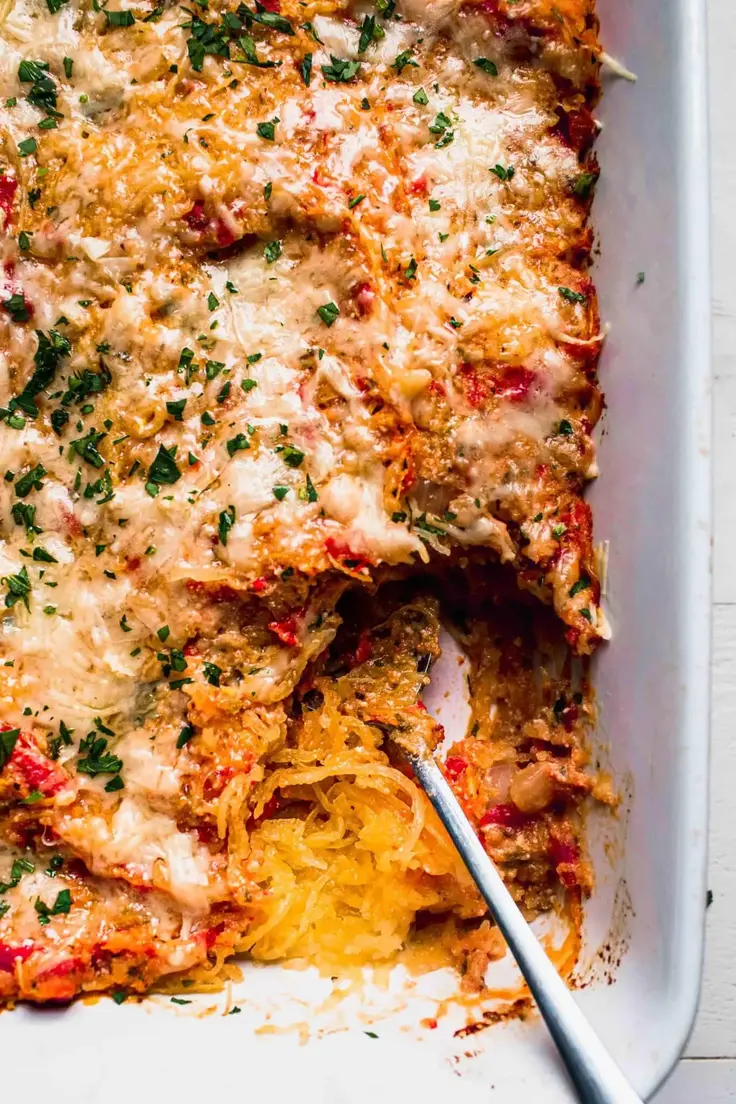 Vegetarian Spaghetti Squash Casserole 