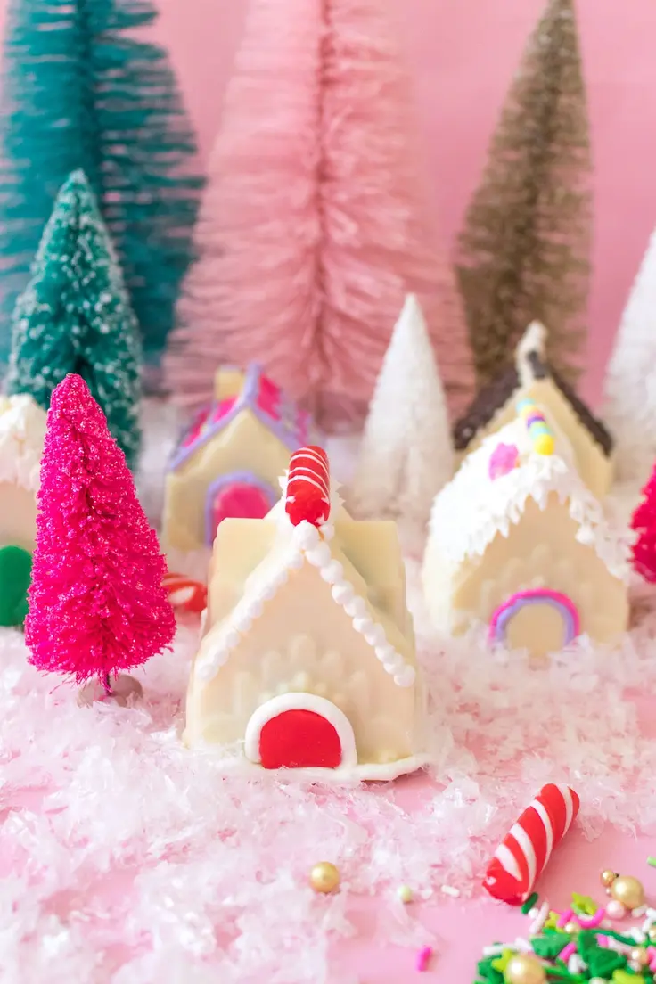 Gingerbread House Cake Bombs Recipe by Club Crafted
