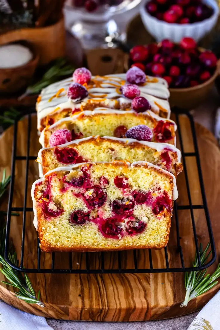 Orange Cranberry Bread Recipe by Pies and Tacos
