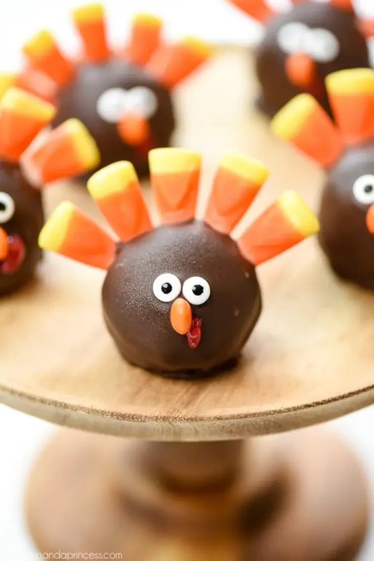 Turkey OREO Balls Recipe by A Pumpkin and A Princess
