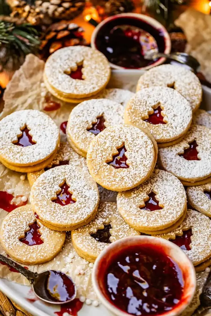 Perfect Linzer Cookies Recipe by The Food Charlatan