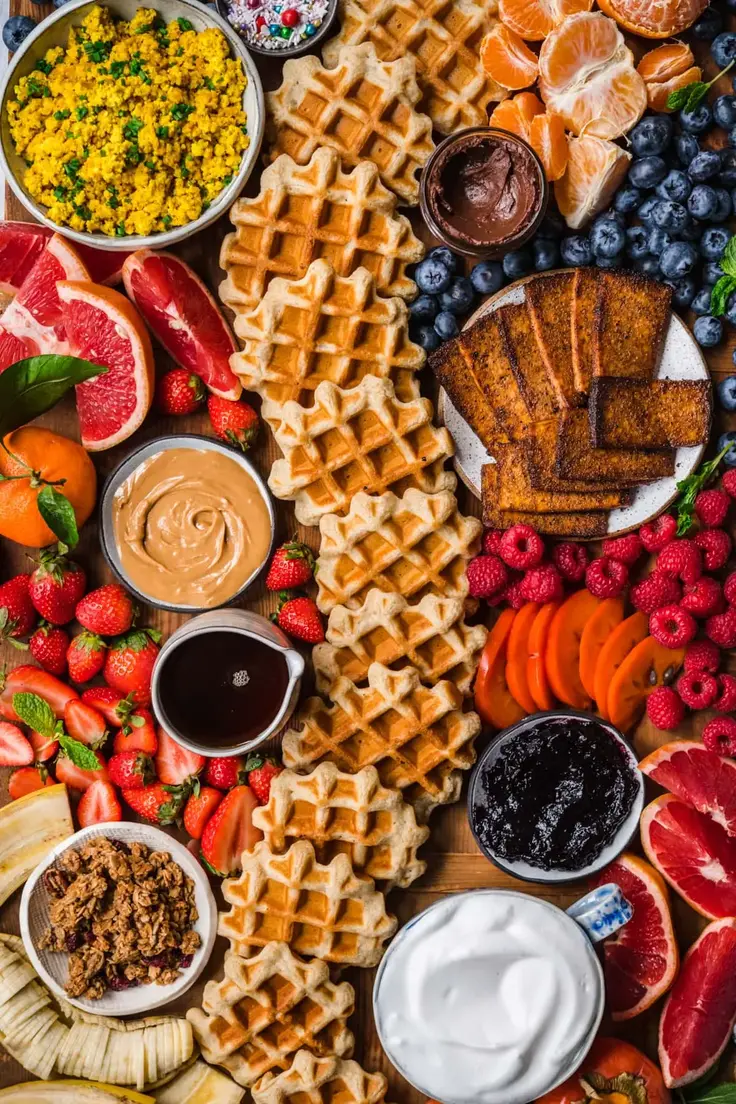 The Ultimate Waffle Brunch Board Recipe by Crowded Kitchen
