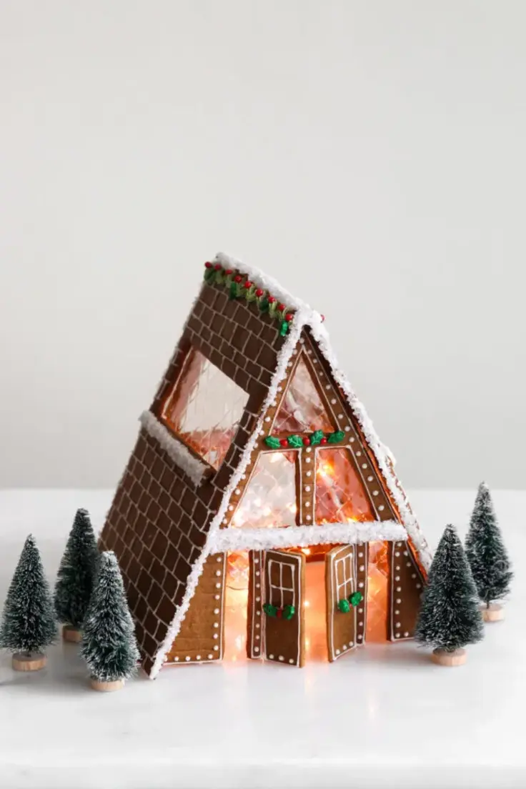 Gingerbread A-Frame House Recipe by Constellation Inspiration
