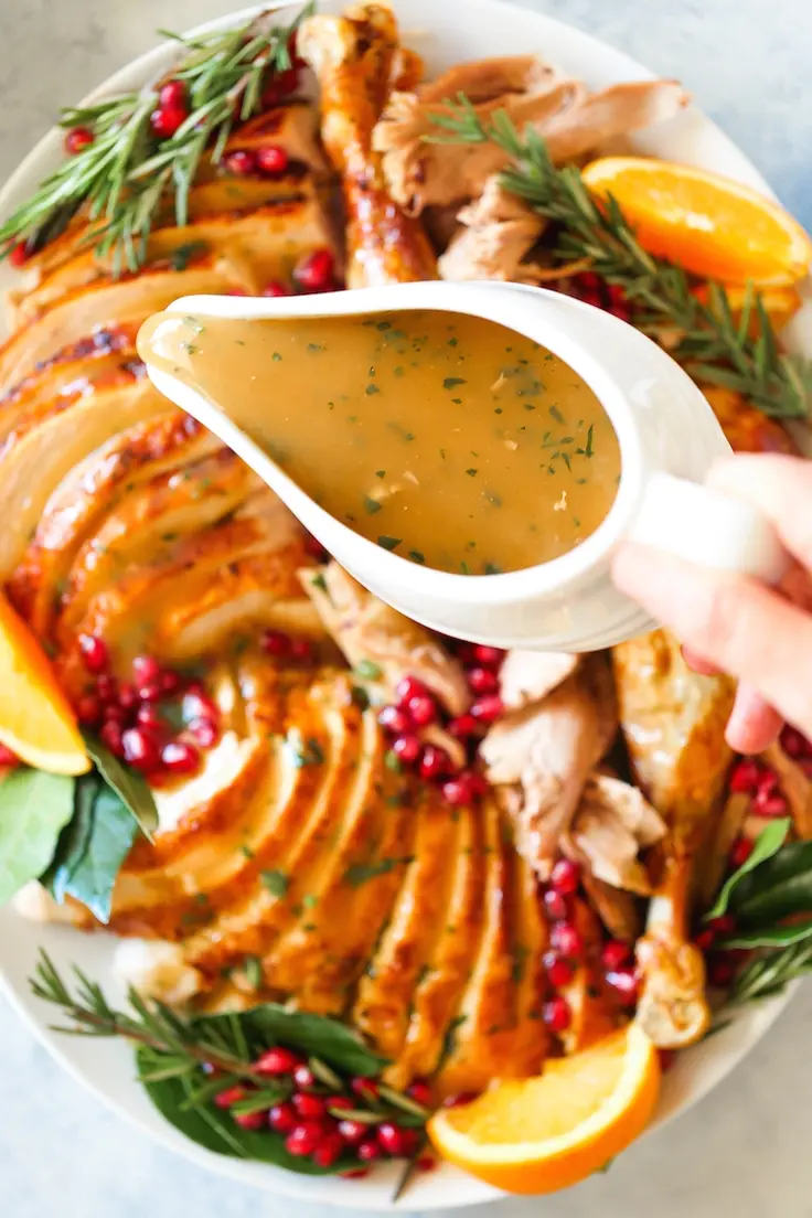 The Best Turkey Gravy by Damn Delicious