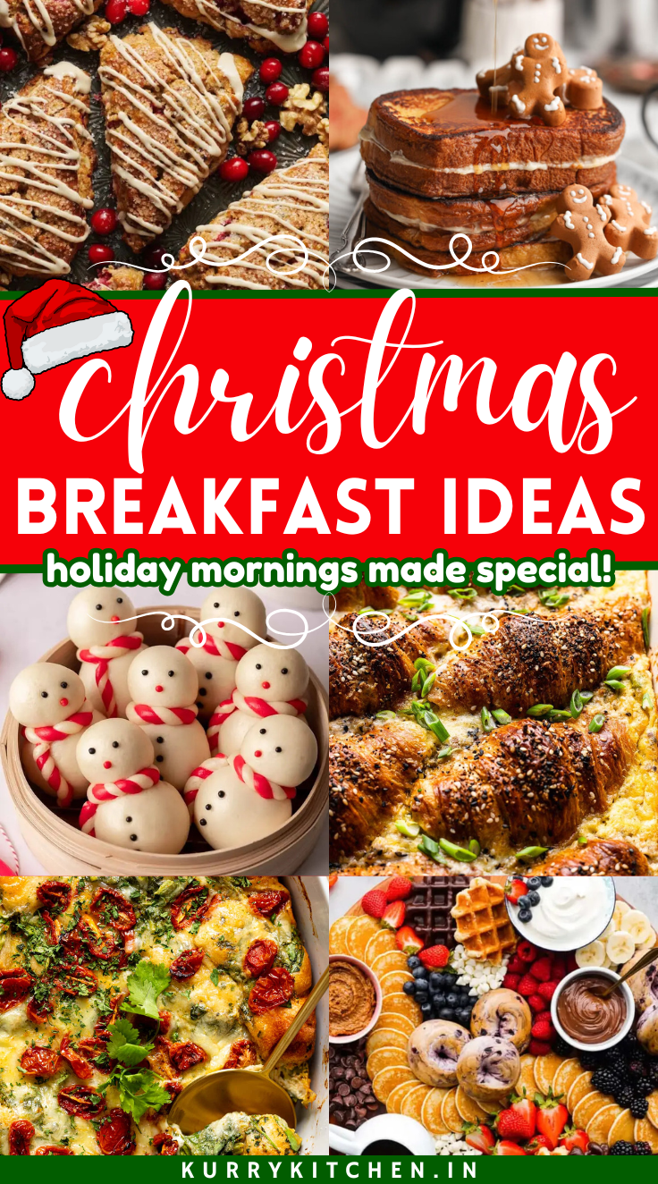 Discover festive Christmas breakfast ideas with sweet & savory dishes, and tips for creating the perfect holiday breakfast spread!