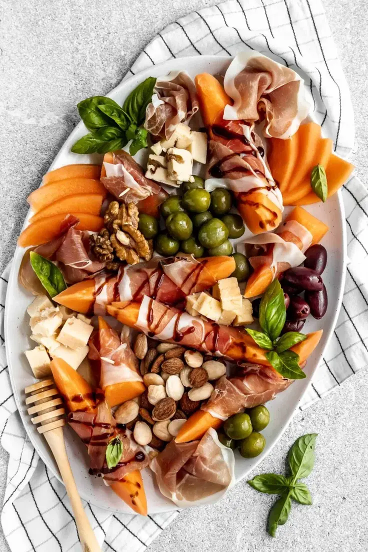 Prosciutto-Wrapped Cantaloupe Recipe by Plays Well With Butter