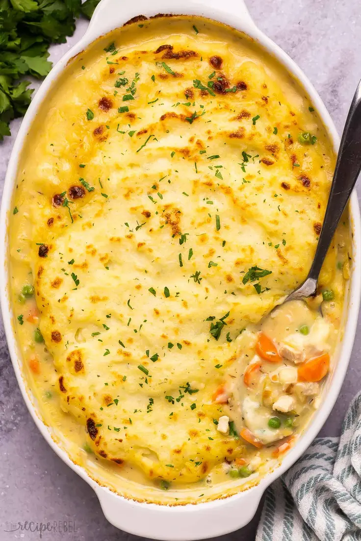 Creamy Turkey Shepherd's Pie (Using Thanksgiving leftovers!) Recipe by The Recipe Critic
