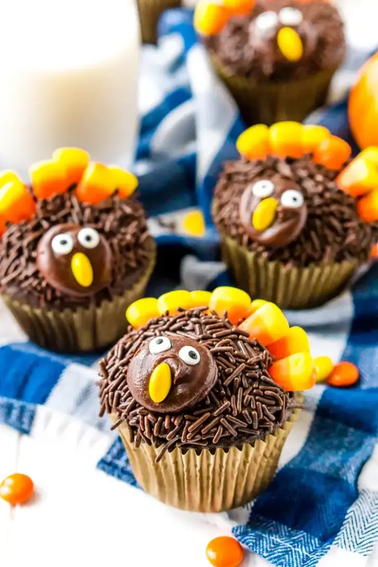 Turkey Cupcakes Recipe & Tutorial Recipe by Sugar & Soul Co
