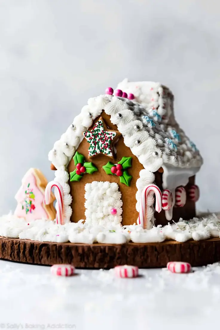 Homemade Gingerbread House Recipe by Sally's Baking Addiction
