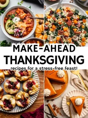 Make-Ahead Thanksgiving Recipes Featured Image