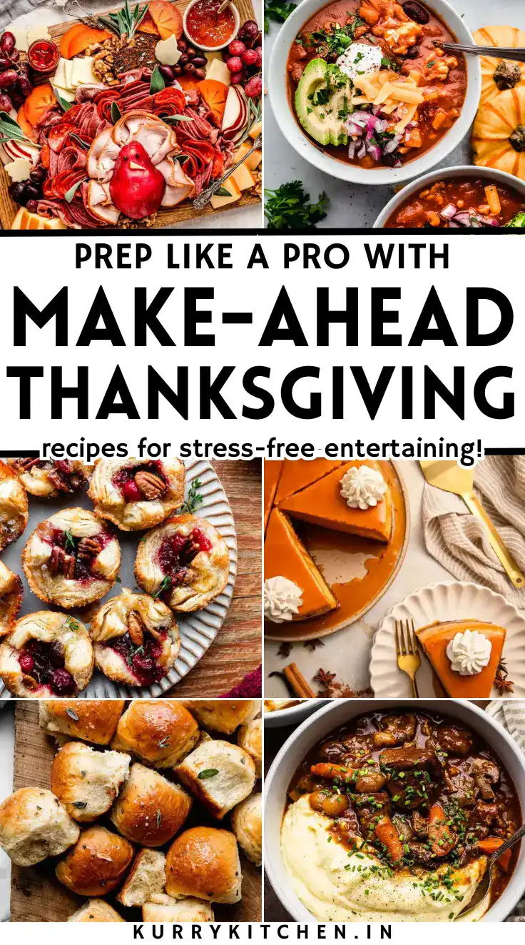 Make-Ahead Thanksgiving Recipes Pin