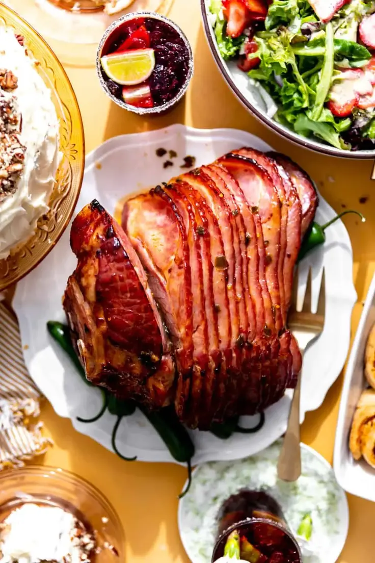 Jalapeño Honey Glazed Ham Recipe by House of Yumm