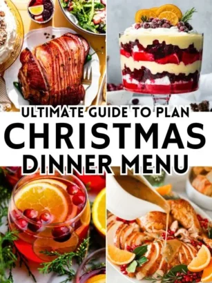 How to Plan A Christmas Dinner Menu Ideas - Featured Image