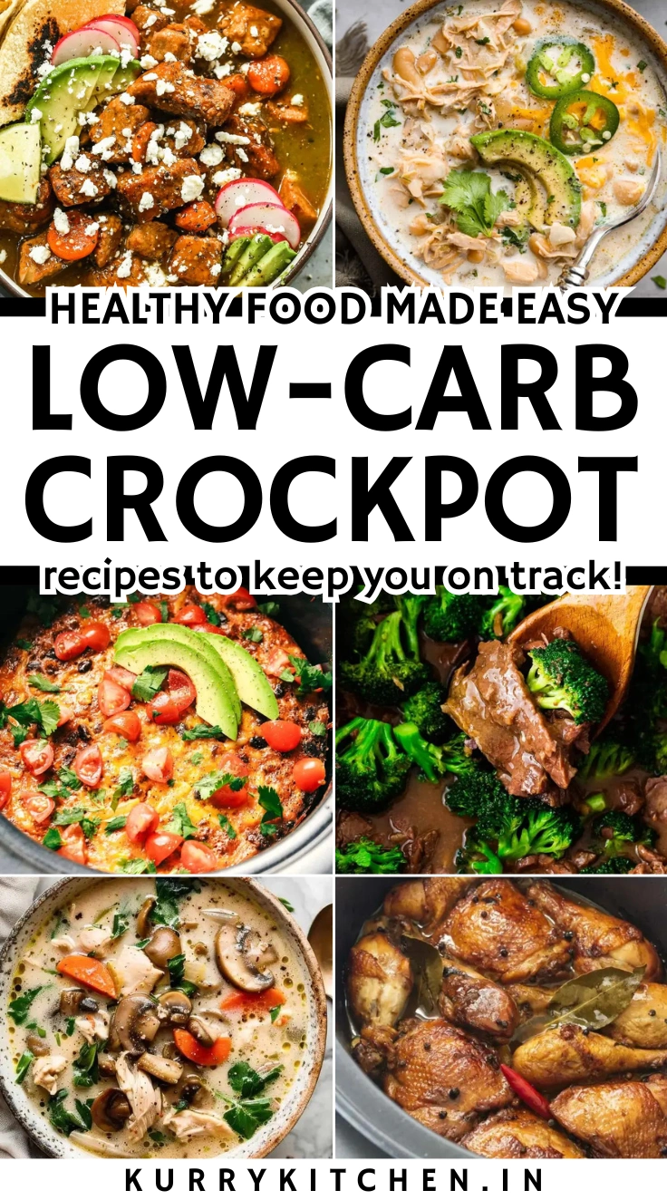 Pin for Low-Carb Crockpot Recipes