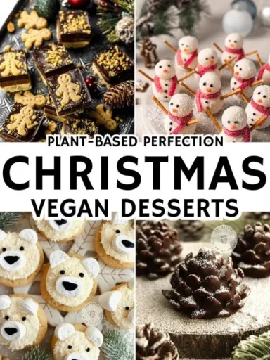 Vegan Christmas Dessert Recipes - Featured Image