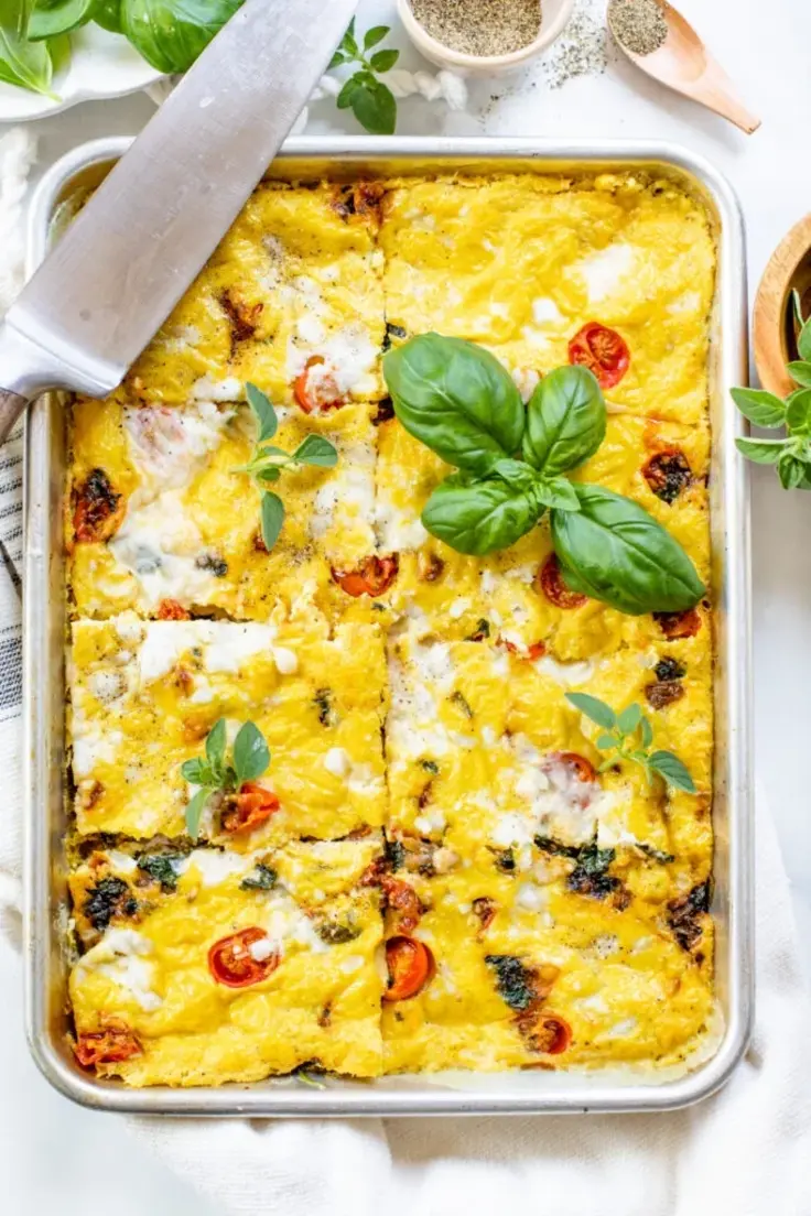 Sheet Pan Vegan Frittata Recipe by This Savory Vegan