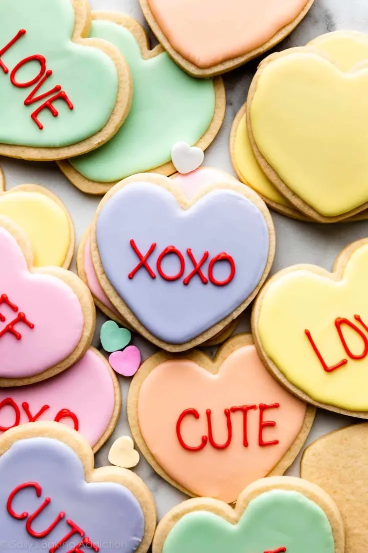 Valentine's Day Sugar Cookies Recipe by Sally's Baking Addiction
