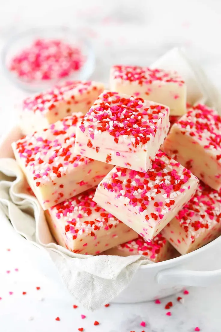  Valentine's Day Fudge Recipe by Life Love and Sugar
