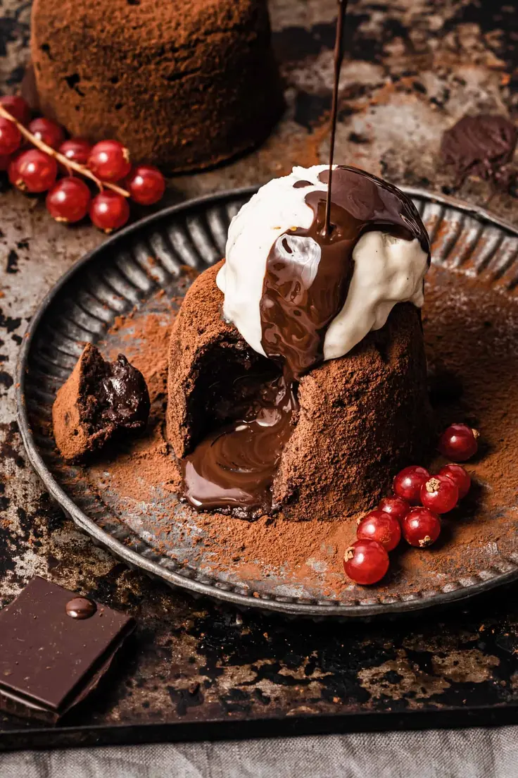 Gluten-Free Warm Lava Cakes Recipe by Kalejunkie
