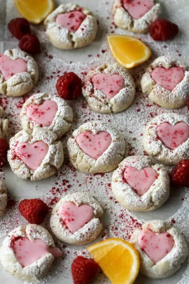 Pink Lemonade Thumbprint Cookies Recipe by Lion's Bread
