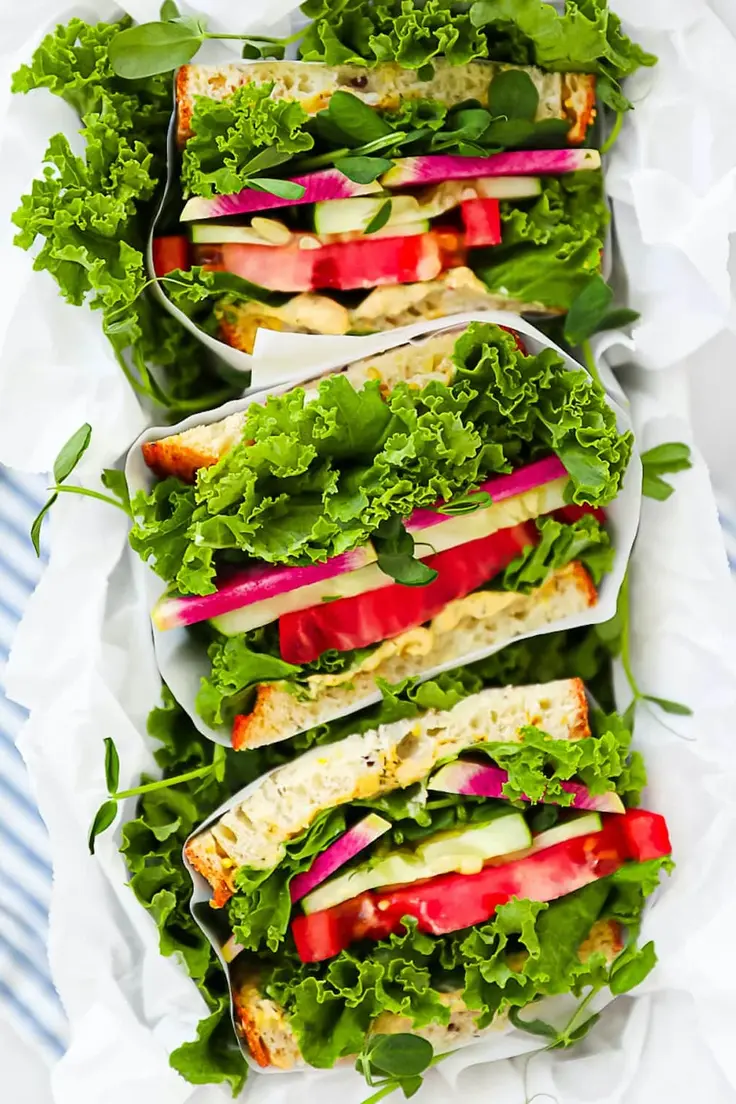 Veggie Sandwich Recipe by Planted in the Kitchen
