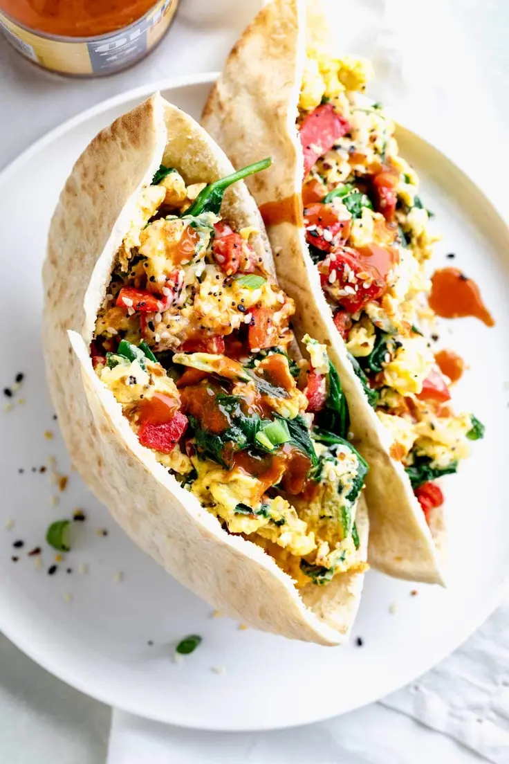 Breakfast Pitas Recipe by Healthy Seasonal Recipes
