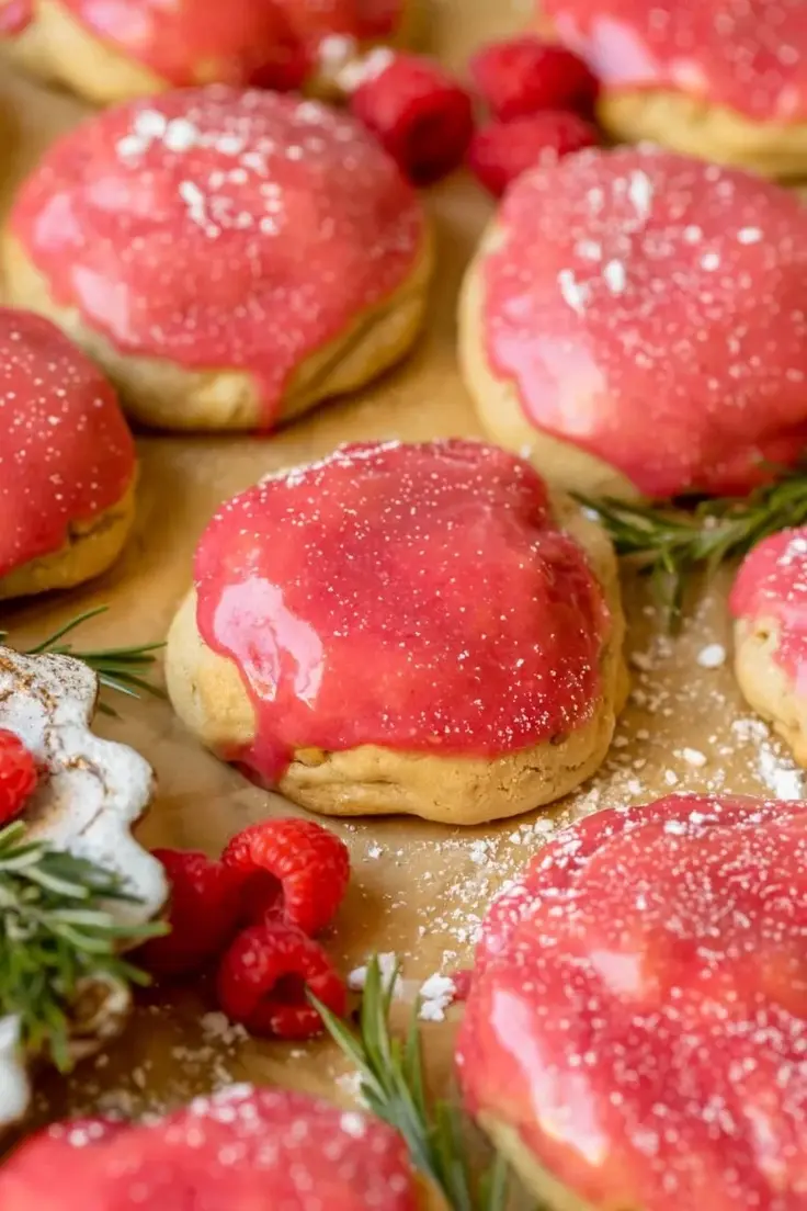 Raspberry Cheesecake Cookies Recipe by Kroll's Korner
