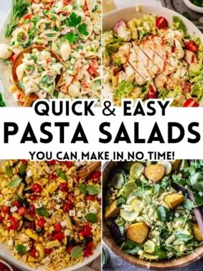 Easy Pasta Salad Recipes - Featured Image