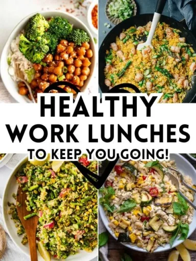 Healthy Lunch Ideas for Work - Featured Image