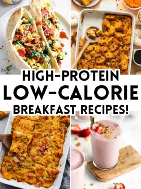 High Protein Low Calorie Breakfast Recipes - Featured Image