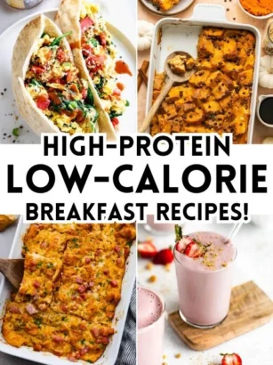 High Protein Low Calorie Breakfast Recipes - Featured Image