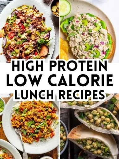 High Protein Low Calorie Lunch Recipes Featured Image