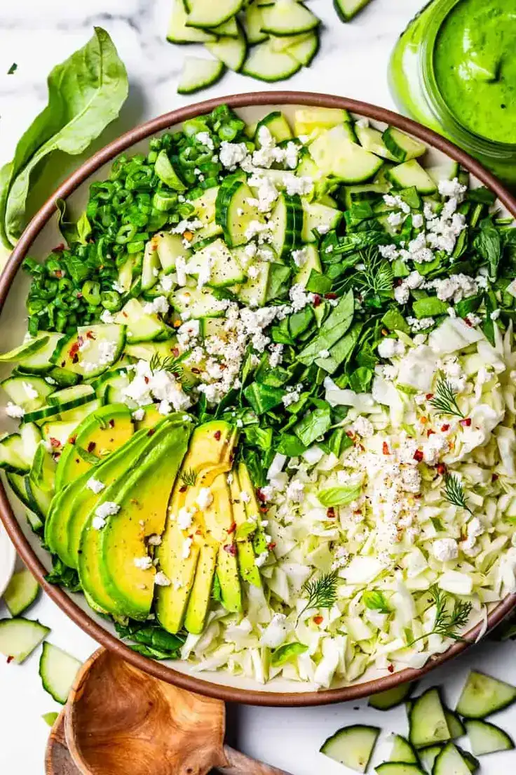 Green Goddess Salad Recipe by The Food Charlatan
