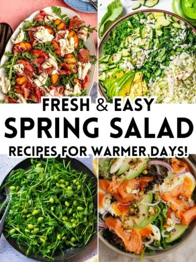 Easy Spring Salad Recipes - Featured Image