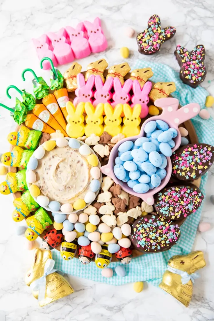 Easter Dessert Candy Board Recipe by A Pumpkin And A Princess
