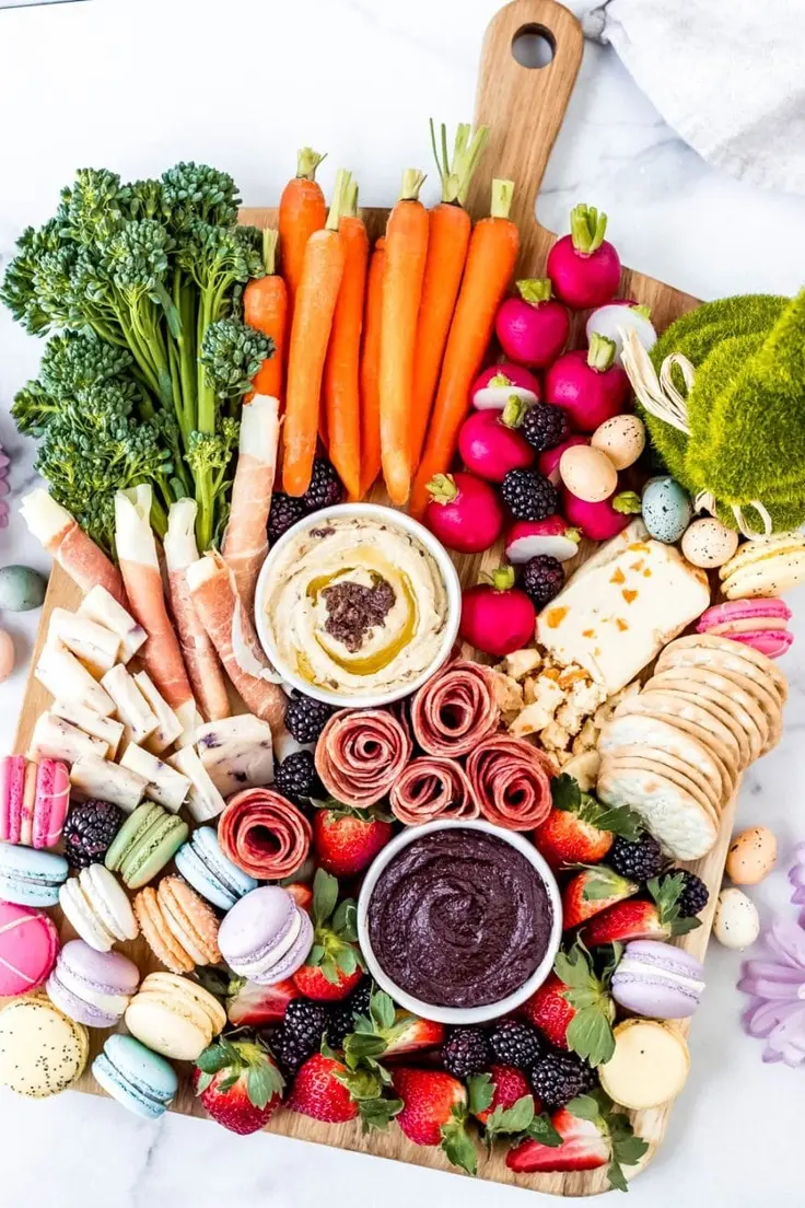 Vibrant Easter Charcuterie Board Recipe by Wanderlust and Wellness
