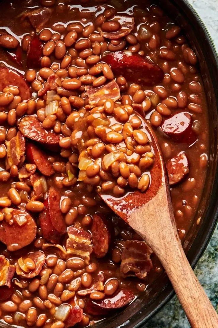 Dressed Up Baked Beans Recipe by The Modern Proper