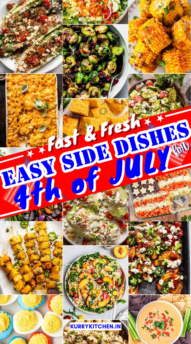 4th of July food ideas and patriotic side dishes