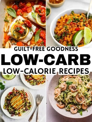 Featured Image - Low Carb Low Calorie Recipes